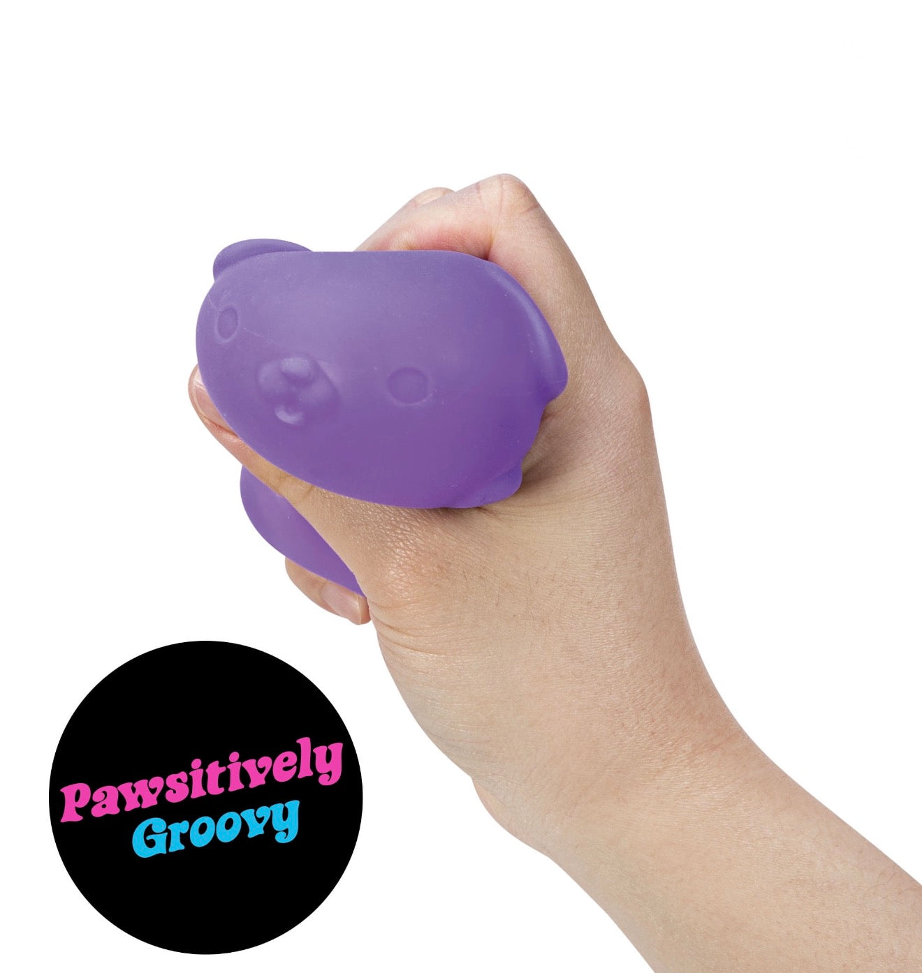 NeeDoh Funky Pup Novelty Fidget Toy, (1 Piece, Color May Vary), Children Ages 3+