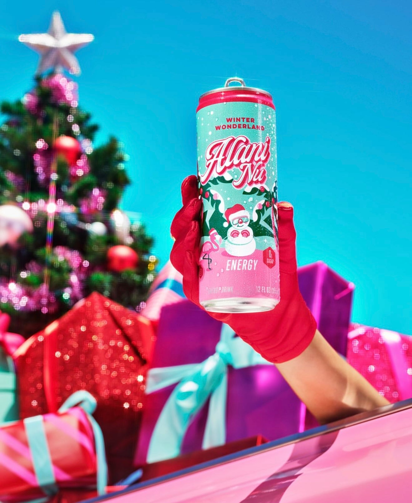 Alani Nu Winter Wonderland Energy Drink, 12 Fl Oz, 12 Pack