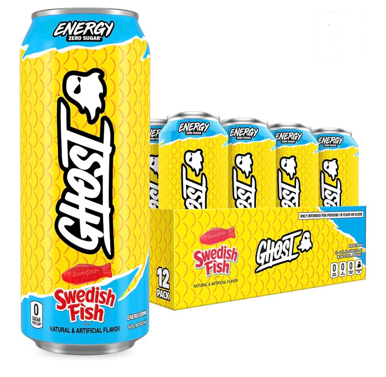 Ghost Energy Drink- Zero Sugars-12 Pack