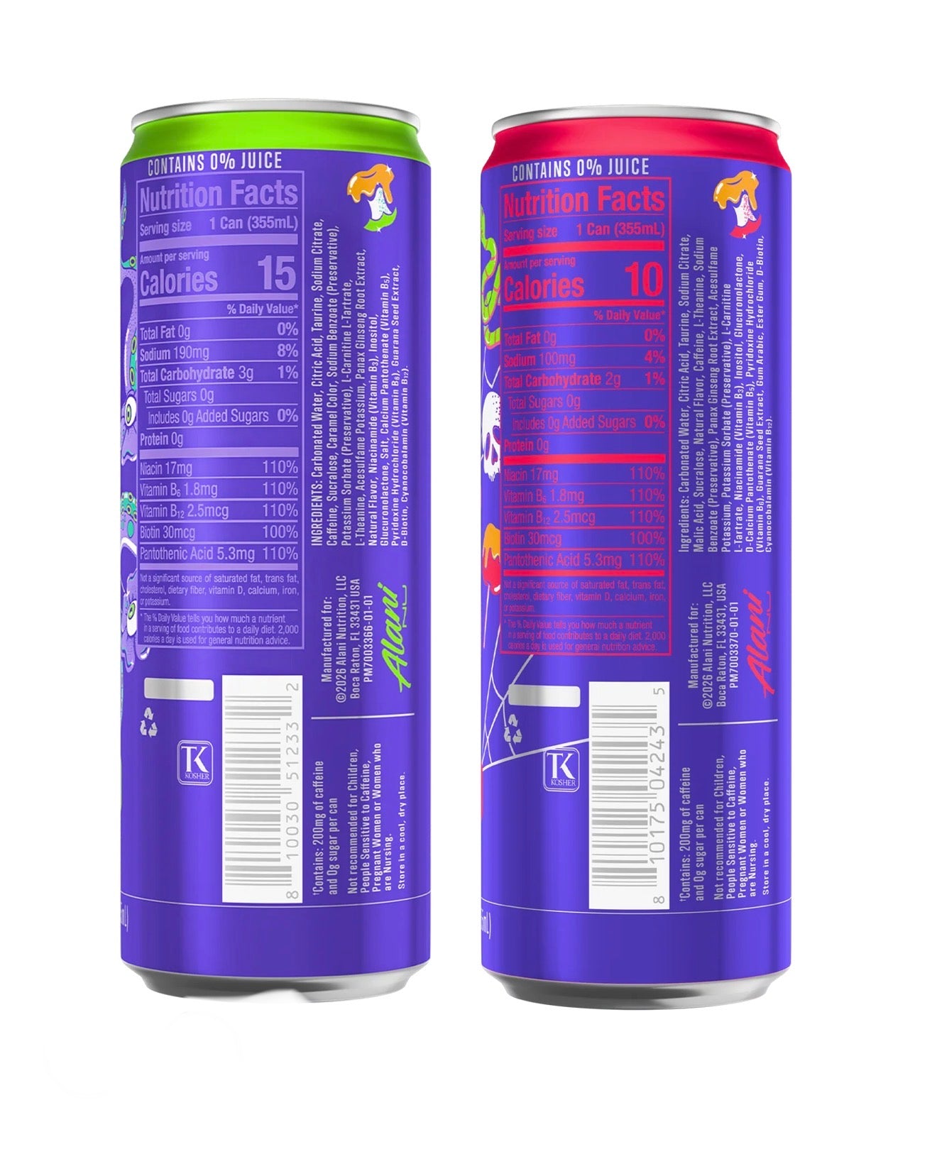 Alani Nu Witch’ Brew & Ruby Apple 2 Pack, 12 Oz Cans