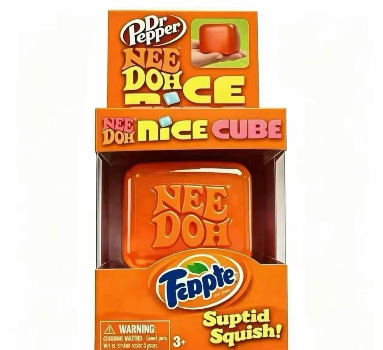 Needoh Nice Cube Soda Inspired Sensory Squish Toy