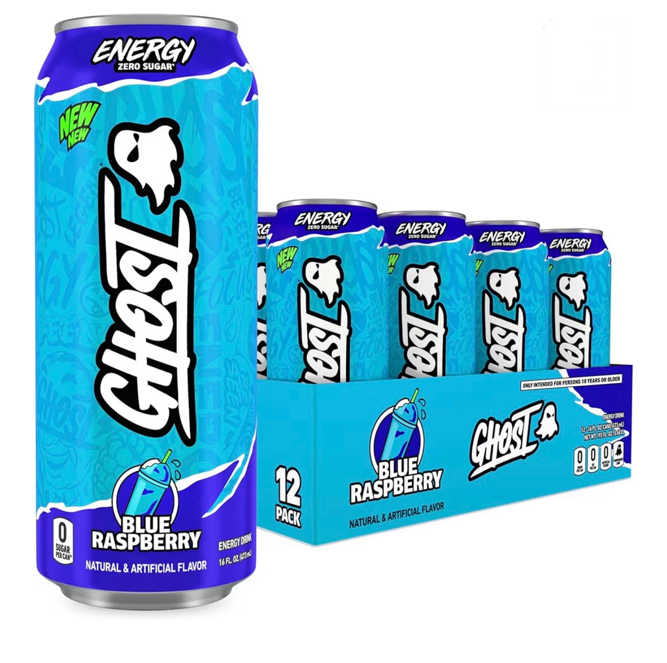 Ghost Energy Drink- Zero Sugars-12 Pack