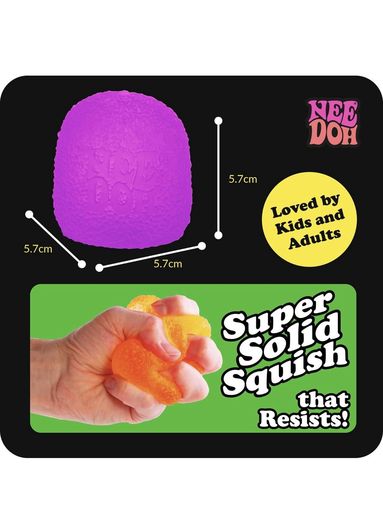 NeeDoh Gum Drop, 1 Random Assorted Color