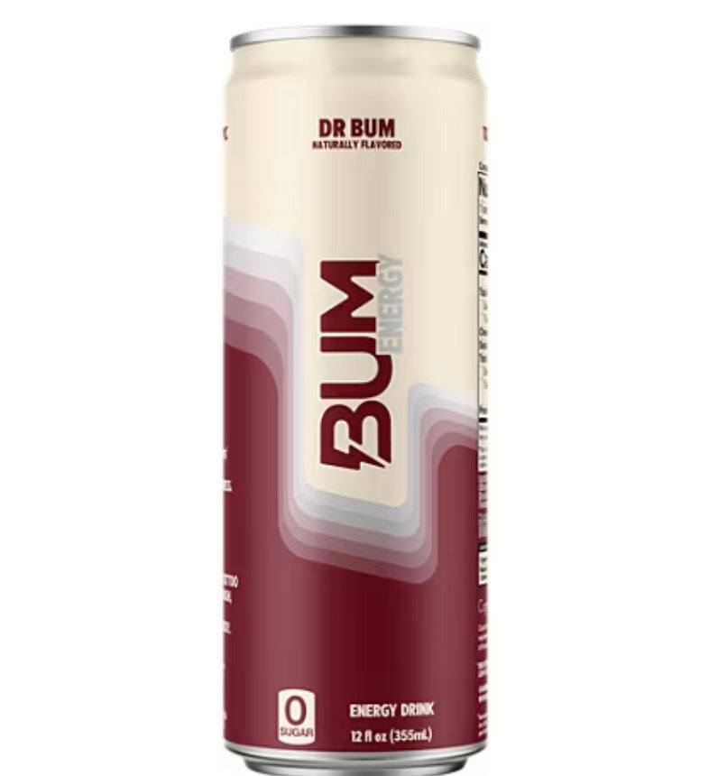 Bum Energy Dr Bum Energy Drink, 112 mg Natural Caffeine, 12 fl oz Can